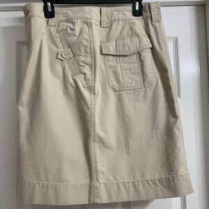 Liz Claiborne Women's Khaki Color Skirt, Size 8